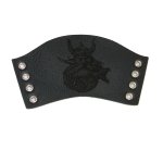 Armband 10cm aus Leder graviert Odins Schild