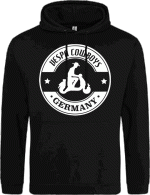 Hoodies JH001 bedruckt VESPA COWBOYS - GERMANY - Rollerfahrer