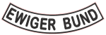 JB-020 Aufnäher unterer Bogen B2 29x9cm : EWIGER BUND