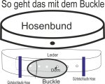 WOLFSZEIT® Wechselgürtel "DAINN" mit Druckknöpfen