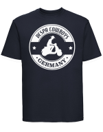 T-Shirt Z180 bedruckt VESPA COWBOYS - GERMANY - Rollerfahrer