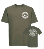 T-Shirt Z180 bedruckt VESPA COWBOYS - GERMANY - Brust klein - Rücken groß