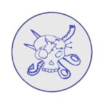 Rückenaufnäher mit deinem Logo/Bild individuell bedruckt - Ø12cm