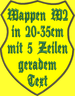 Coat of arms w2 16x20cm